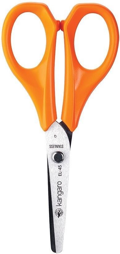 Foarfece pentru copii Kangaro - EL-45, 12 cm, portocale