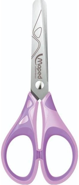 Foarfeca pentru copii Maped Essentials - Kids, violet pastel, 13 cm