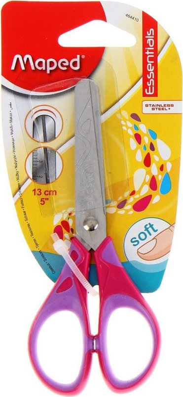 Foarfeca pentru copii  Maped Essentials - Kids, roza, 13 cm