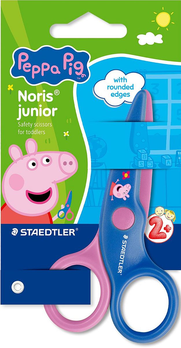 Foarfecă pentru copii Staedtler Noris Junior - Peppa Pig, 10 cm
