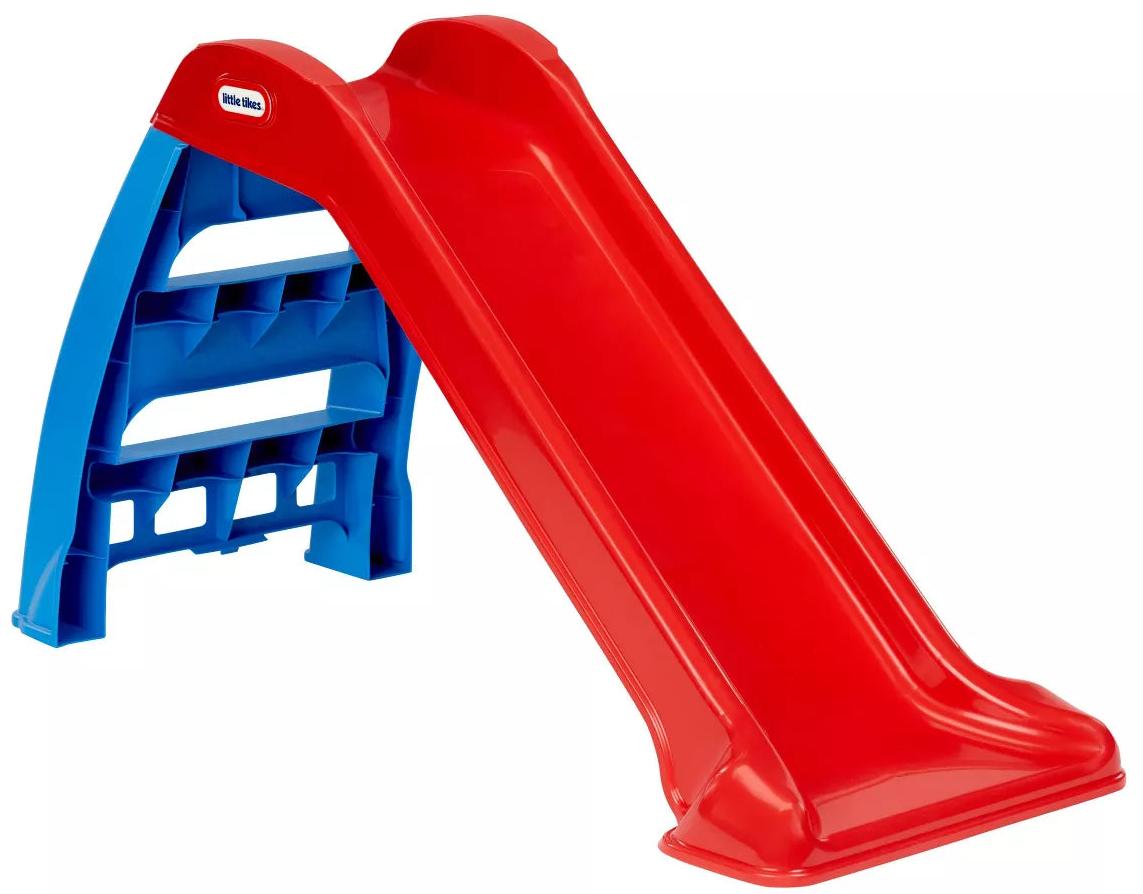 Tobogan pentru copii Little Tikes - My First Slide, roșu-albastru