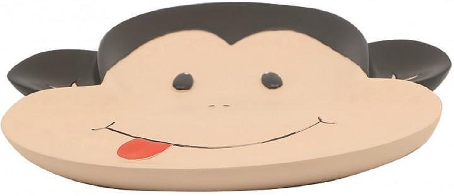 Suport pentru săpun de copii Inter Ceramic - Monkey, 12.7 x 10.4 cm