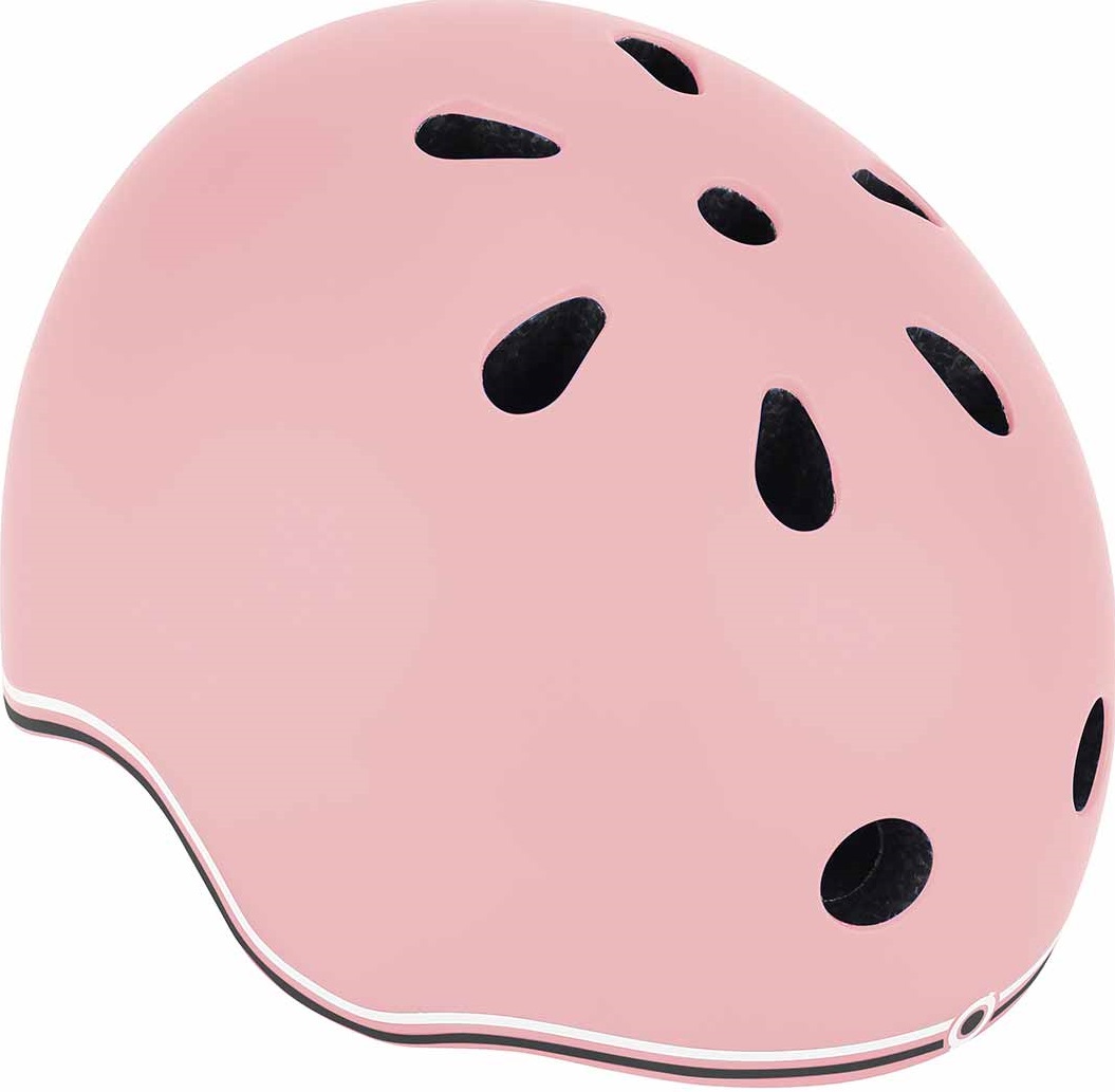 Casca de protectie pentru copii, cu lumina Globber, XXS/XS, roz pastel