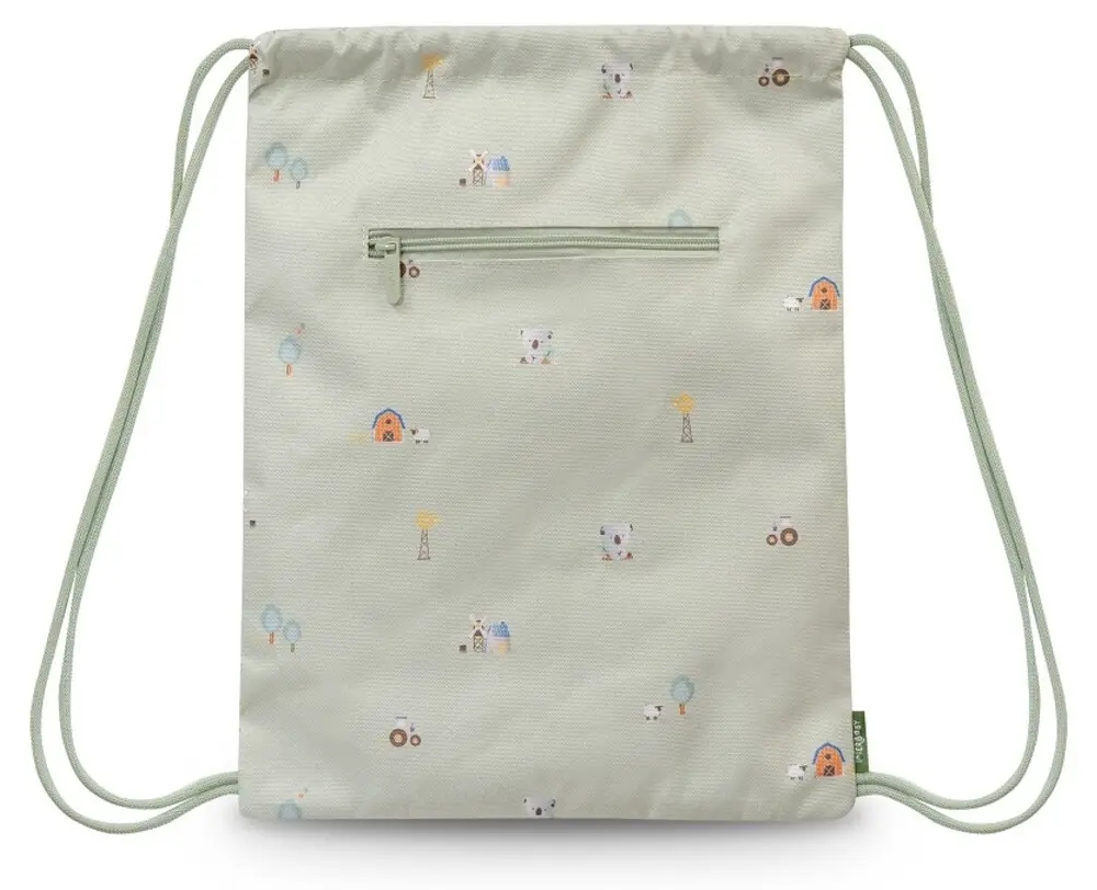 Rucsac tip sac Interbaby - Granja Koala, verde