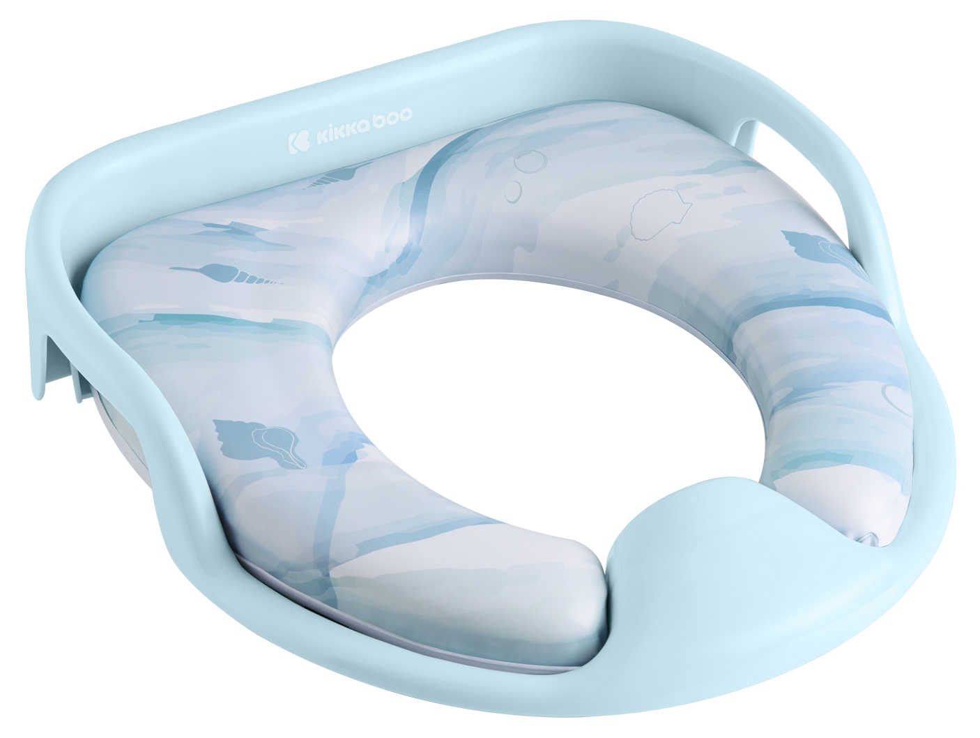 Scaun de toaletă pentru copii Kikkaboo - Sea World, Seashell Blue