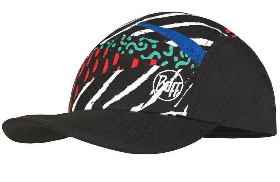 Șapcă pentru copii BUFF - 5 Panel Go Cap, Blockade Black, negru