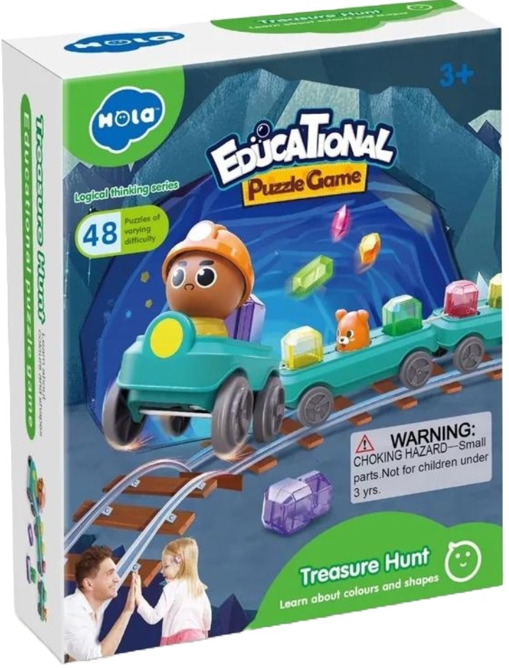 Hola Toys Joc educațional pentru copii inteligent - Treasure Hunt