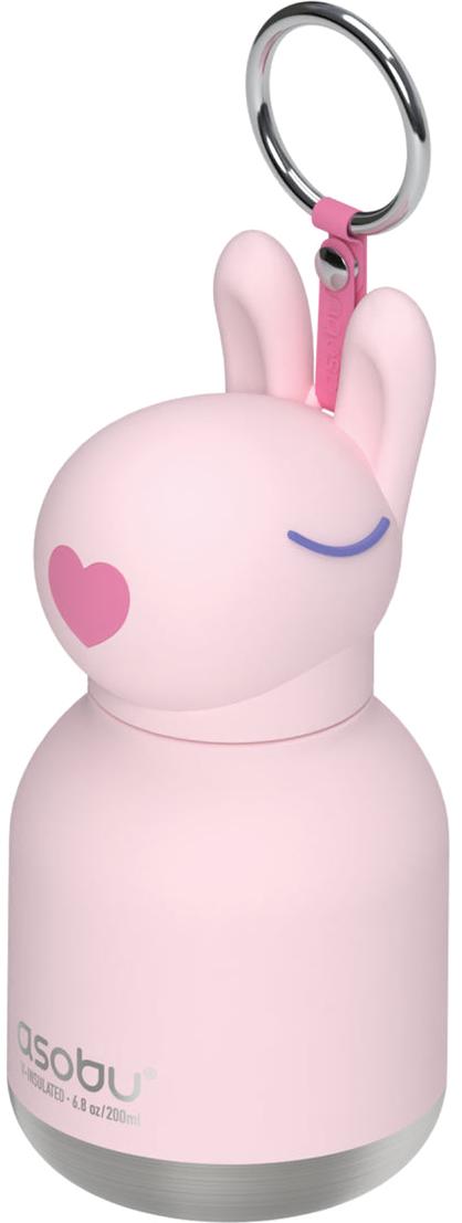 Sticlă termică pentru copii Asobu Bestie - Bunny, 200 ml
