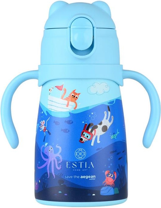 Sticlă termică pentru copii  Estia Save The Aegean - Ocean Play, 300 ml