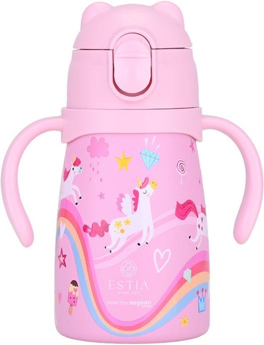 Sticlă termică pentru copii  Estia Save The Aegean - Rainbow Dreams, 300 ml