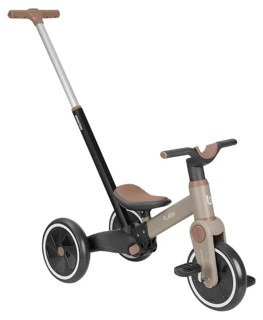 Tricicletă pentru copii 5 în 1 KikkaBoo - Flash, Beige