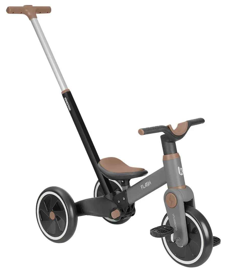 Tricicletă pentru copii 5 în 1 KikkaBoo - Flash, Grey