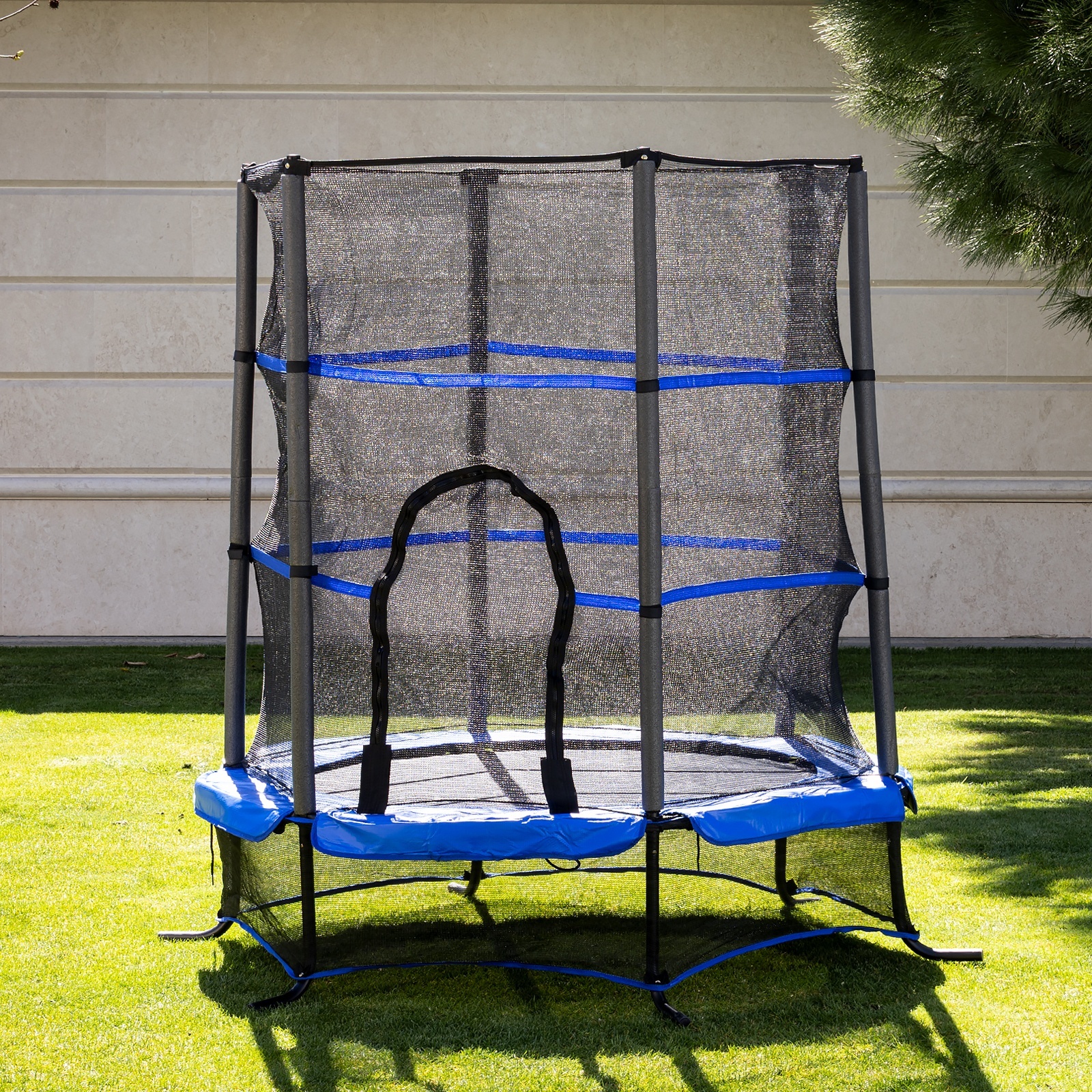 Trambulină pentru copii Chipolino - Up & Down, 130 cm, albastru