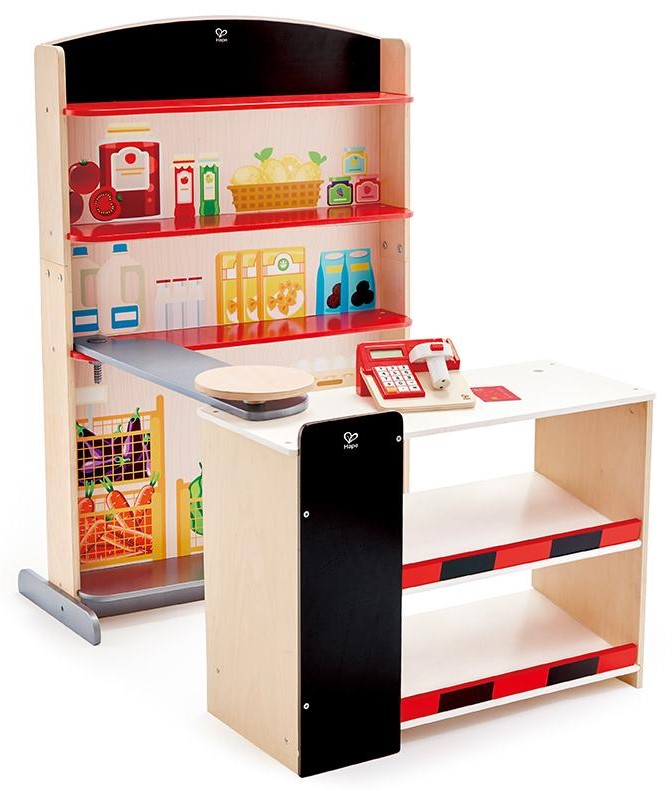 Stand din lemn pentru copii Hape Pop - Magazin