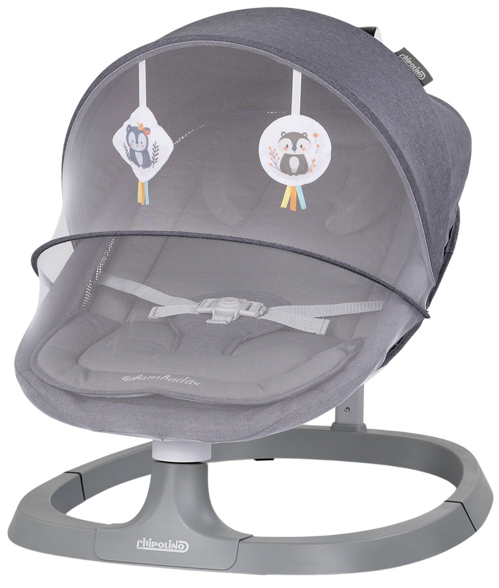 Șezlong electric pentru copii Chipolino - Lambada, antracit