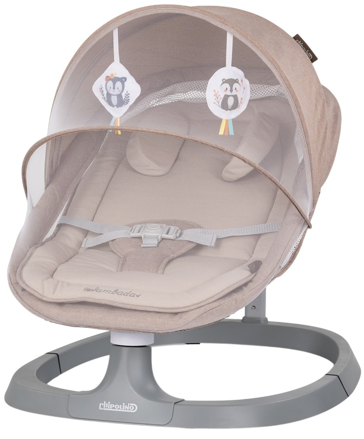 Șezlong electric pentru copii Chipolino - Lambada, tiramisu