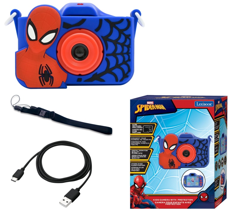 Aparat foto pentru copii cu protecție Lexibook - Spider-Man