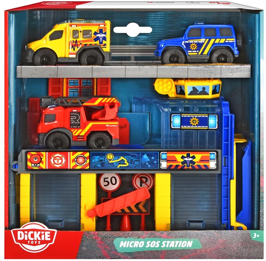 Set de joacă pentru copii Dickie Toys - Micro stație SOS
