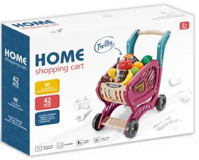 Set de joacă pentru copii Raya Toys - Coș de cumpărături