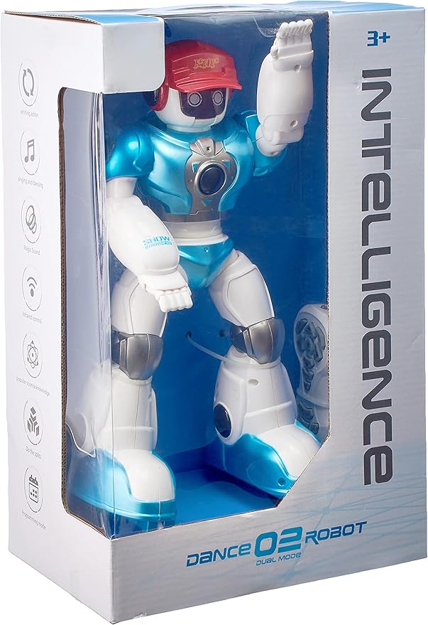 Robot interactiv pentru copii Lezo Smart Technology - Dance 02, cu pălărie