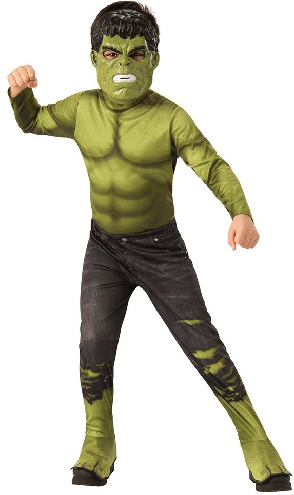 Costum de carnaval pentru copii Rubies - Avengers Hulk, mărimea M