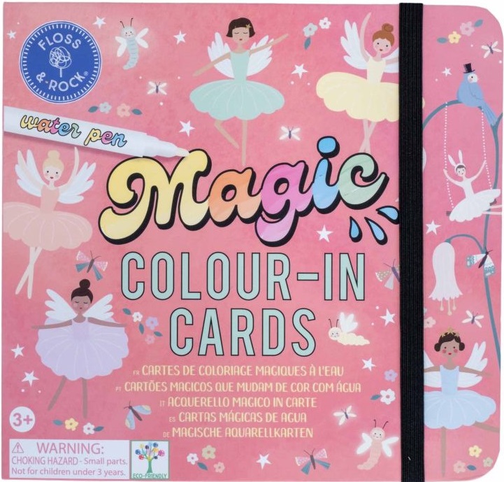 Cărți de colorat pentru copiiFloss and Rock Magic Water - balerinii