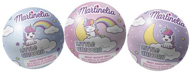 Set de machiaj pentru copii Martineli Little unicorn - Minge surpriză, sortiment