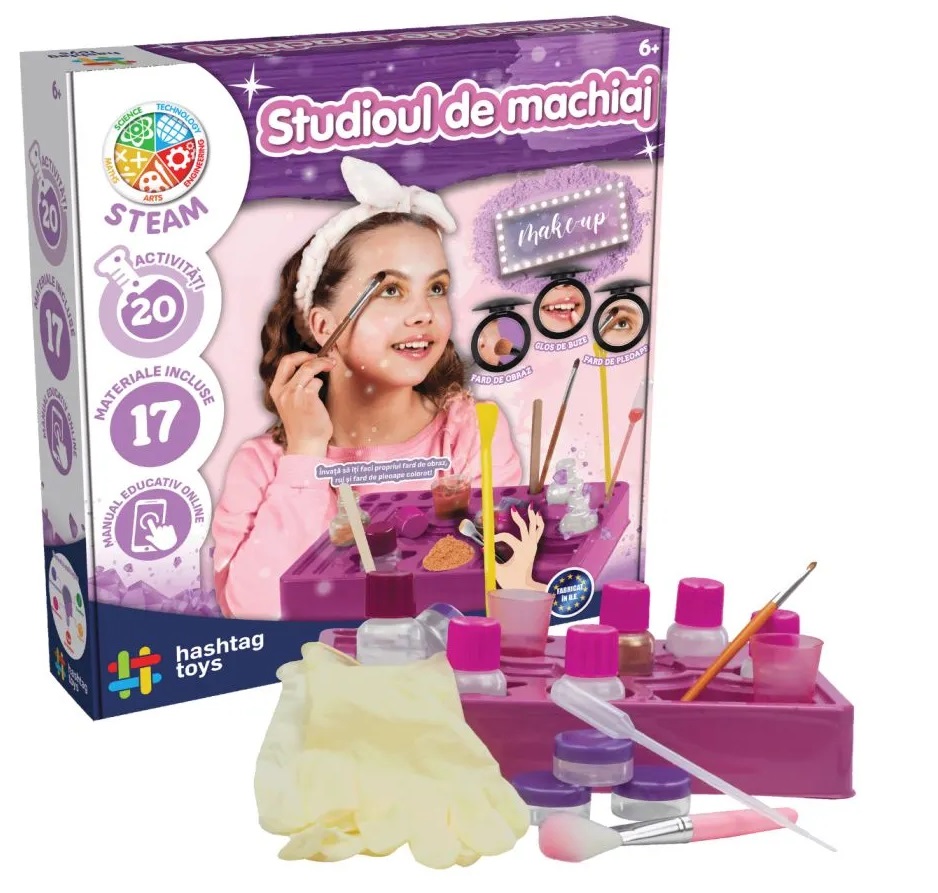 Set pentru copii  Hashtag Toys - Makeup Studio