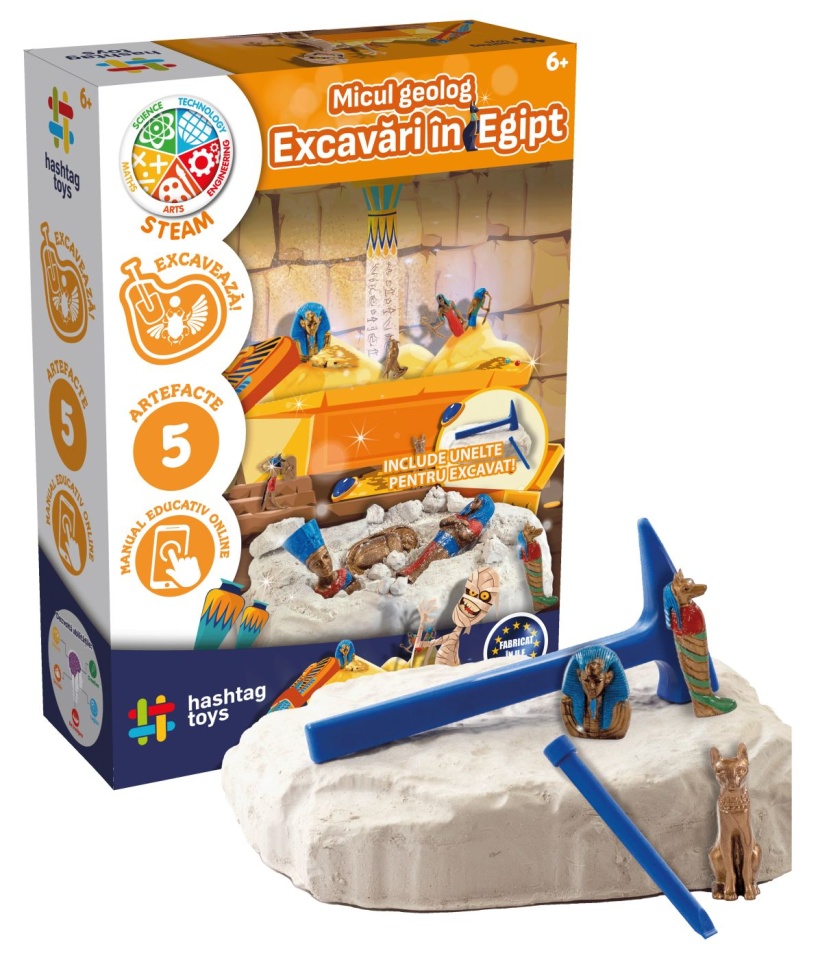 Set pentru copii  Hashtag Toys - Săpături în Egipt
