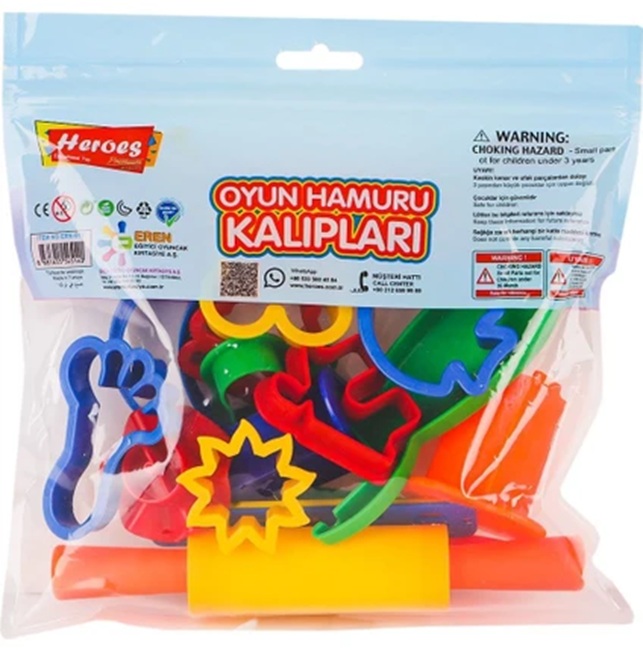 Set pentru copii Heroes - Figurine de modelat, cu unelte, sortiment