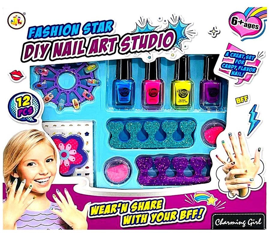 Raya Toys - Set de manichiură, 12 piese