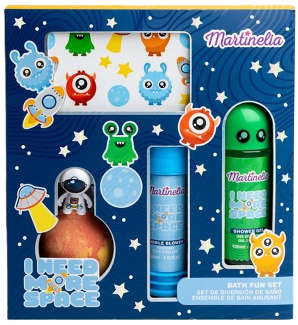 Set de baie pentru copii Martinelia - Cosmos, 4 piese