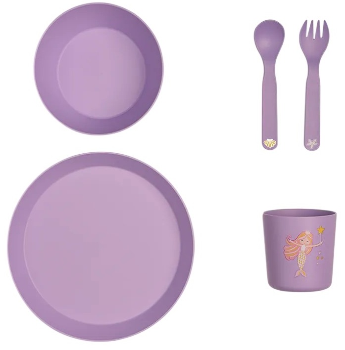Set pentru hrănire copii Citron - Mermaid
