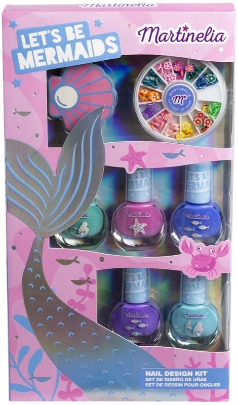Set de manichiura pentru copii  Martinelia Let's Be Mermaids - 7 piese