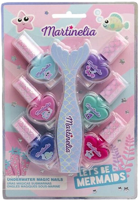 Set de manichiură pentru copii Martinelia Let's Be Mermaids - 7 piese