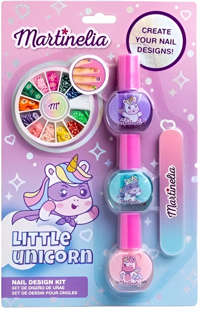 Set de unghii pentru copii  Martinelia Little Unicorn - 5 piese