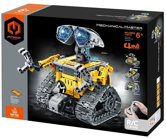 Constructor pentru copii 4 în 1 iM.Master - Robot transformator, cu RC, 560 piese