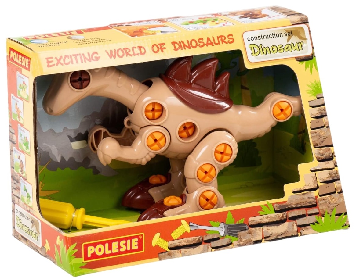 Constructor pentru copii Polesie Toys -  Velociraptor dinozaur