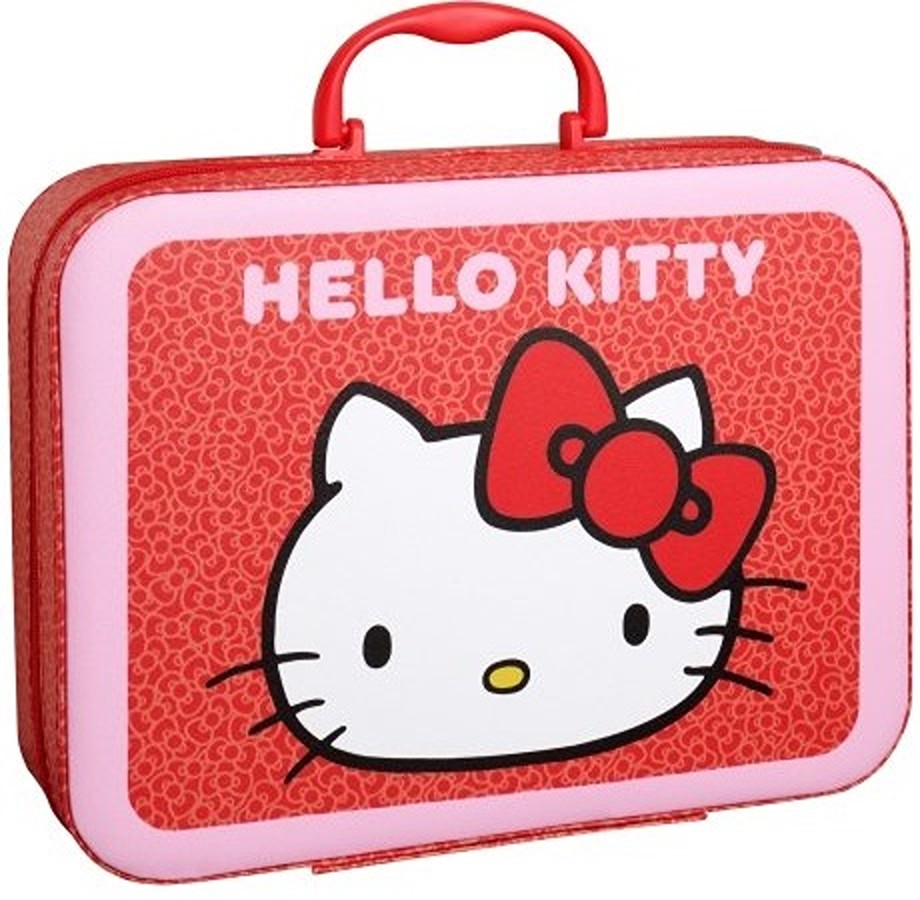 Set cosmetic pentru copii  Air Val - Hello Kitty, într-o servietă