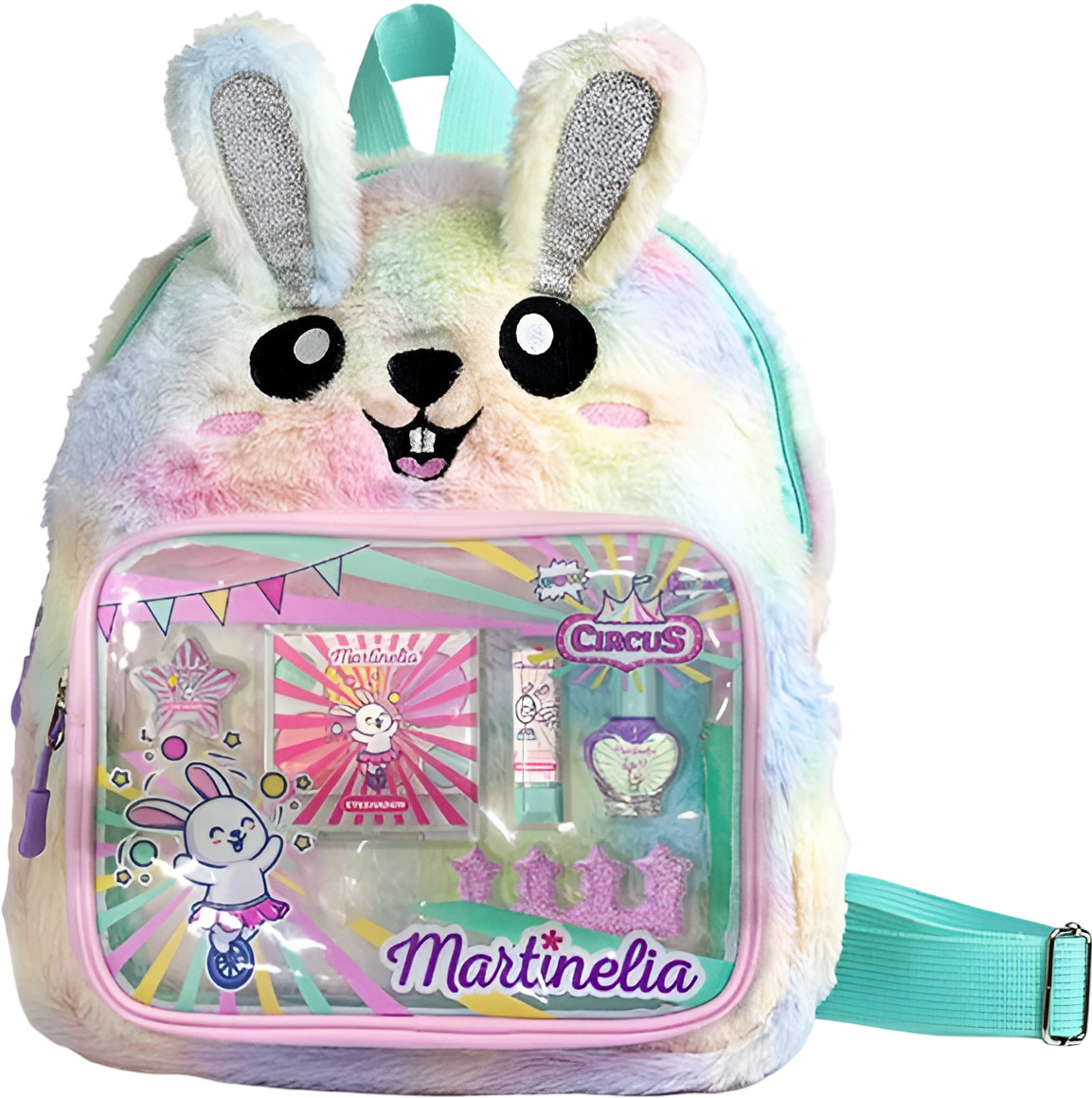 Set cosmetice pentru copii  Martinelia Circus - Ghiozdan, 6 piese
