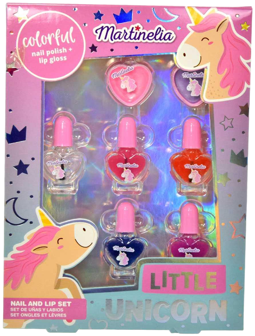 Set cosmetic pentru copii Martinelia - Little Unicorn, 7 piese