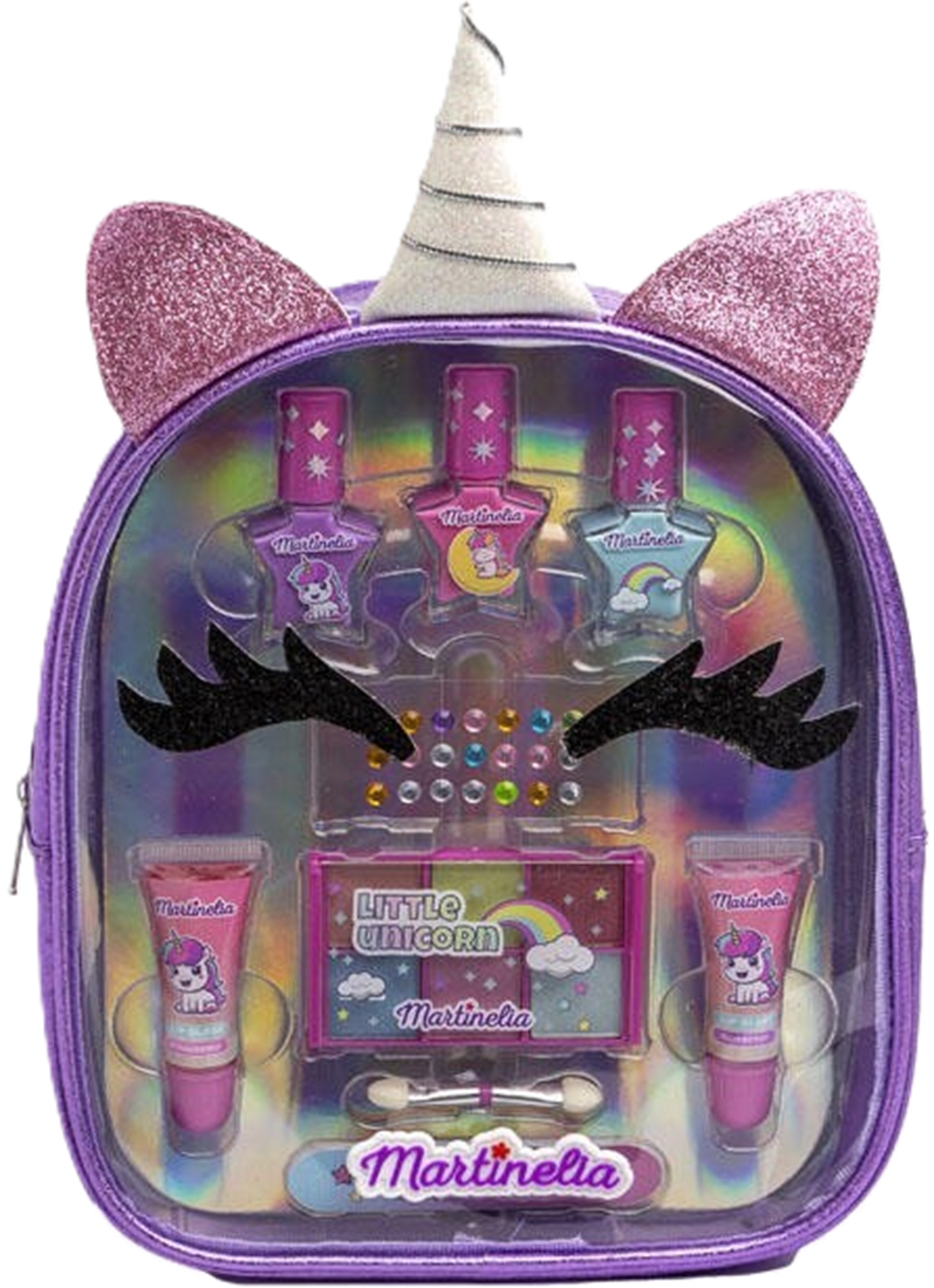 Set cosmetic pentru copii Martinelia Little Unicorn - Rucsac de machiaj