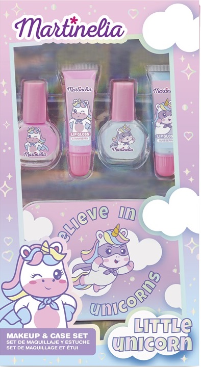 Set cosmetice pentru copii Martinelia Little Unicorn - Cu carcasa metalică