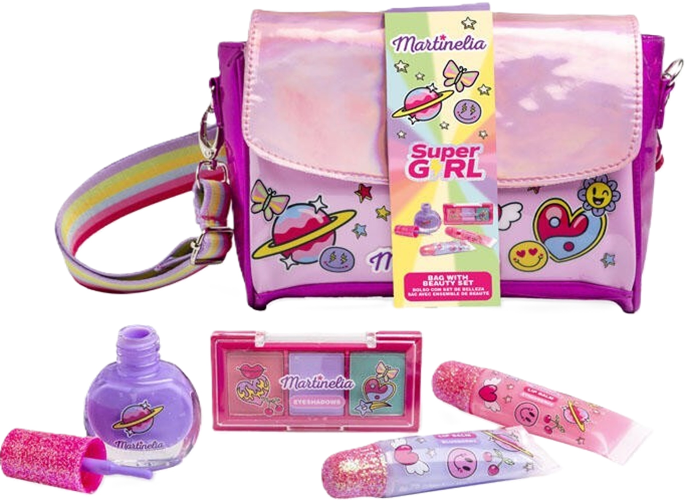 Set cosmetic pentru copii Martinelia Super Girl - Trusă de machiaj