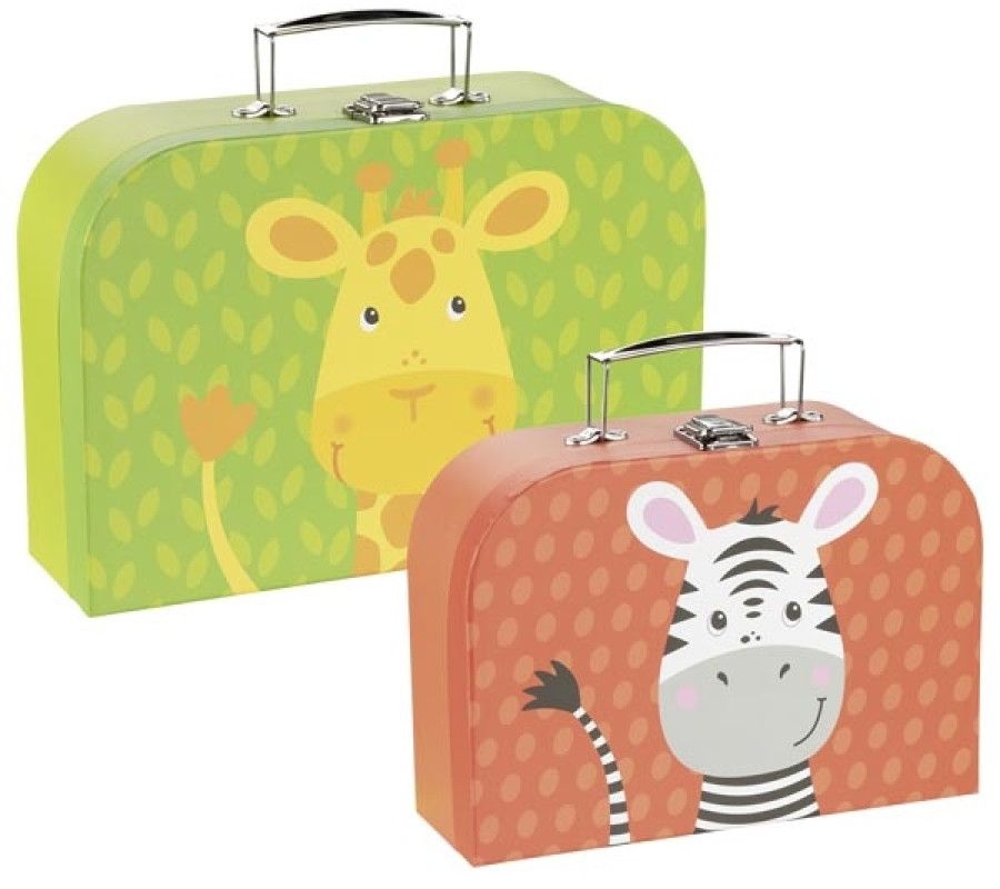 Valize pentru copii Goki - girafa si zebra
