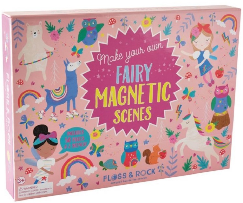 Scene magnetice pentru copii Floss and Rock - Zana curcubeului