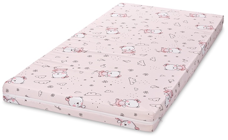Saltea pentru copii Lorelli - Classic, 70 х 140 cm, ursuleț balerină roz