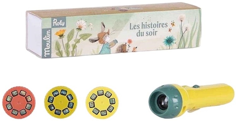 Mini-proiector pentru copii Moulin Roty - Lanternă fantastică