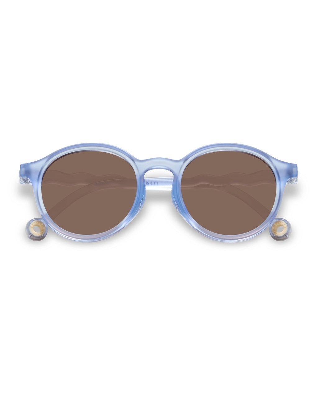Ochelari de soare ovali pentru copii Olivio & Co - 3-5 ani, afine