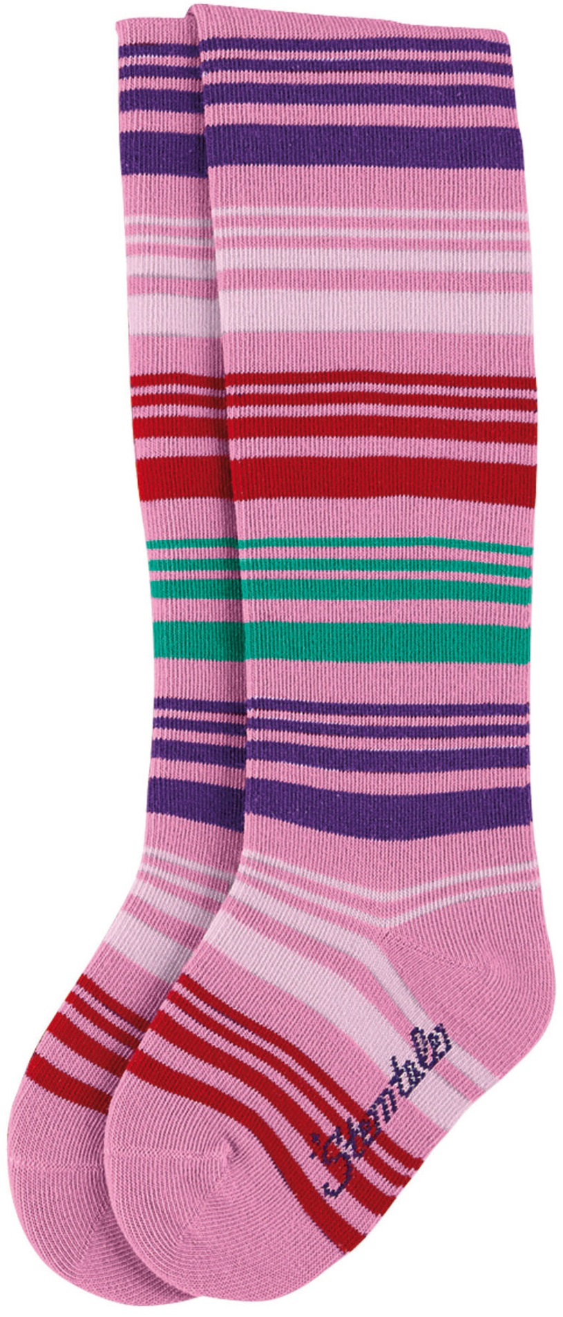 Colanți din bumbac pentru copii Sterntaler - Cu dungi, 74 cm, 6-7 luni